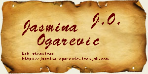 Jasmina Ogarević vizit kartica